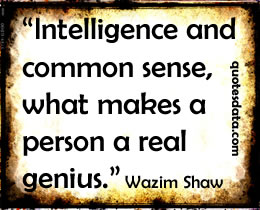 Picture Quotes About intelligence
